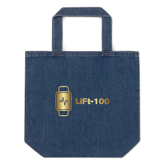 Organic denim tote bag - LiFt-100 